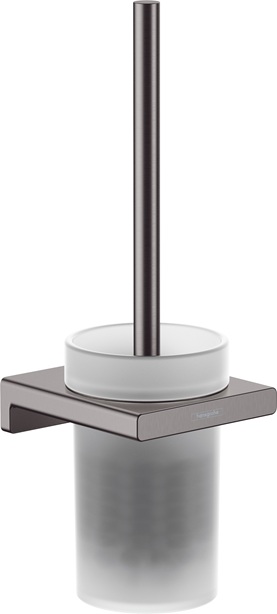 Hansgrohe WC Bürstenhalter AddStoris Wandversion brushed black chrom 41752340