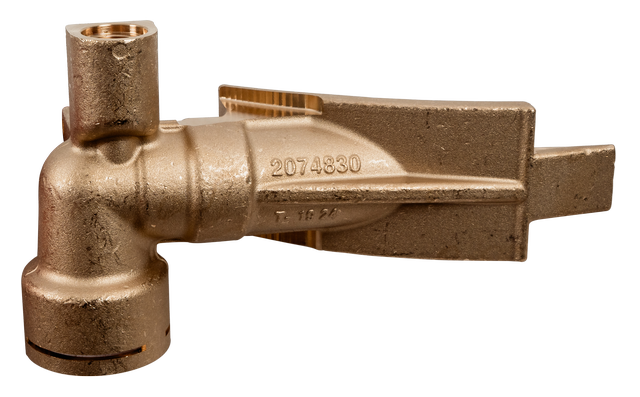 Wolf Anschlussstück Vorlauf /Brennkammer für CGB-2-38/55 2074830