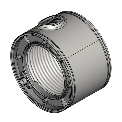 Viessmann Wärmetauscher 11 Windungen CHE für Vitodens 100/200/222/300/333 7867109