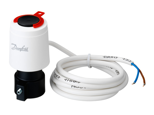 Danfoss Stellantrieb thermisch TWA-A/NC für RA-Gehäuse, 230V,50 Hz,Kabel 1,2m 088H3112