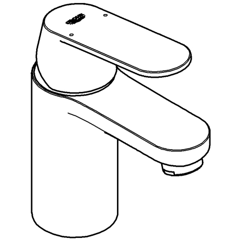 Grohe Eurosmart Cosmopolitan Einhand-Waschtischbatterie chrom DN15 glatter Körper 32824000