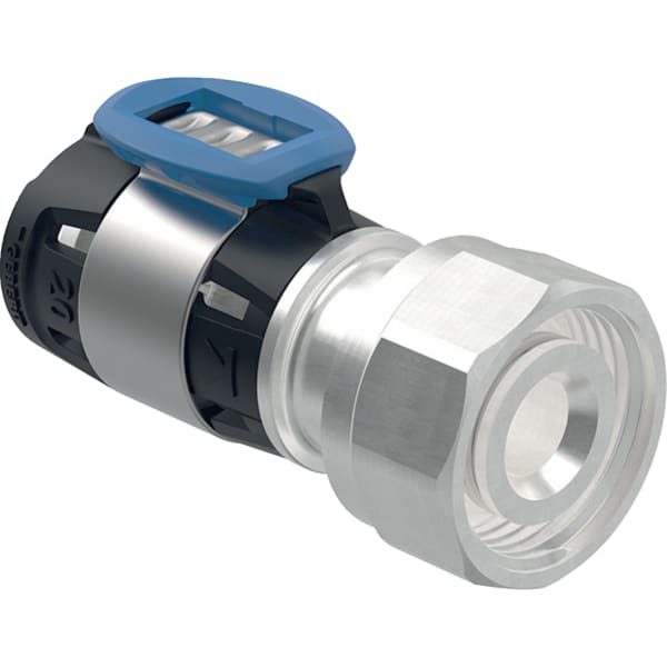 Geberit FlowFit Anschluss für Eurokonus mit Überwurfmutter SiBr d20-EuG3/4 619.261.22.1