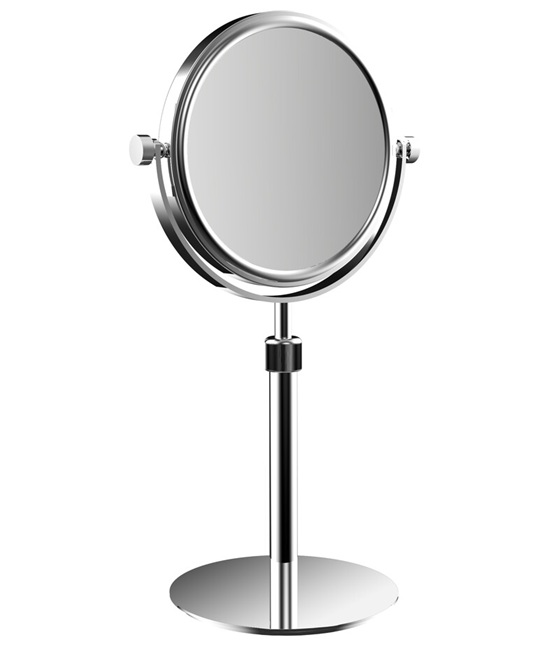 Emco Kosmetikspiegel Pure 3-/1-fach, Standmodell, rund D=153mm, chrom 109400117
