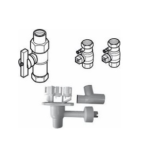 Buderus AS5-AP Anschluss-Set 5, Aufputz GA-BS, Siphon, HA, für Single 7736613430