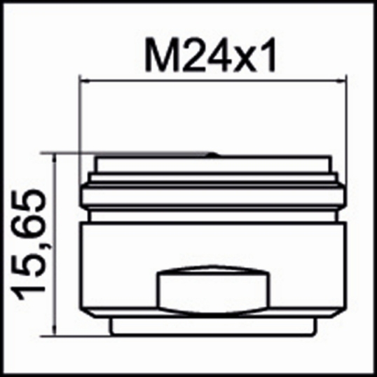 Neoperl MIKADO Strahlregler verchromt, M24x1 0.35gpm, 1.3 l/min SB 70589798