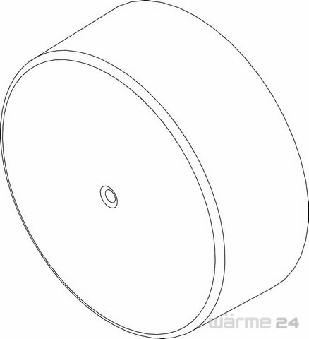 Bosch / Buderus Abdeckung E-Heiz Muffe - weiss 87185420880