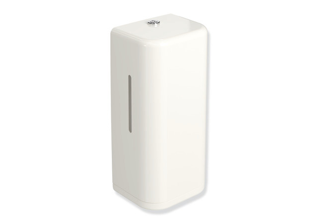 HEWI SENSORIC Elektronischer Schaumseifenspender, Korpus reinweiß, Rahmenelement / Entnahmeöffnung matt, 500ml, reinweiß 477.06B10399 99