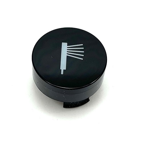 Hansgrohe Druckknopf Axor Symbol Handbrause schwarz 93573610