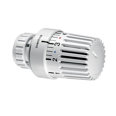 Oventrop Thermostatkopf "Uni LD" 7-28 C, 0 * 1-5, Flüssig-Fühler, weiß 1011475