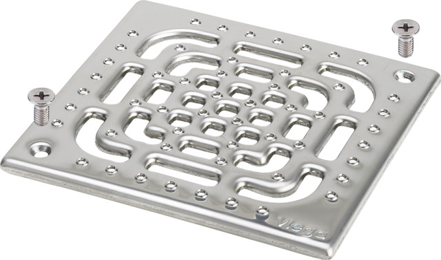 Viega Rost 4933.6 in 143x143mm Edelstahl rutschhemmend 560751