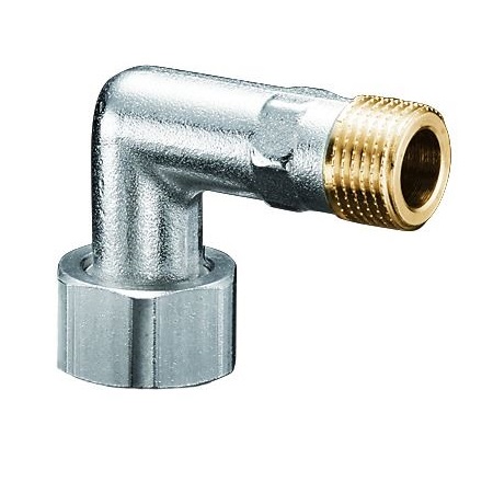 Oventrop Bogenverschraubung DN15, 3/4"IG ÜMx1/2"AG, vernickelt 1019365