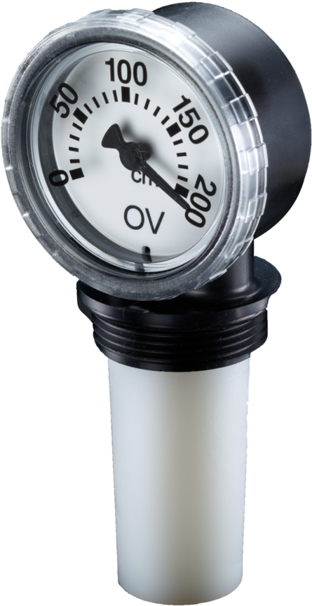 Oventrop Mechanischer Inhaltsanzeiger stufenlos einstellbar, 1 1/2", 0-200cm 2060312