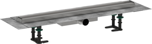 Hansgrohe Komplettset RainDrain Compact 700mm befliesbar für flache Installation 56165000