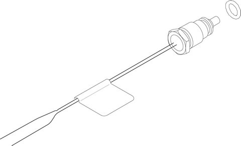 Bosch / Buderus Temperaturfühler NTC 12K 30mm 8735300115
