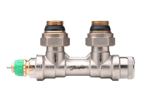 Danfoss dynamischer VHS-DV Fühler links Eck, Ventileinsatz im VL für Heizkörper mit 1/2" 013G7878