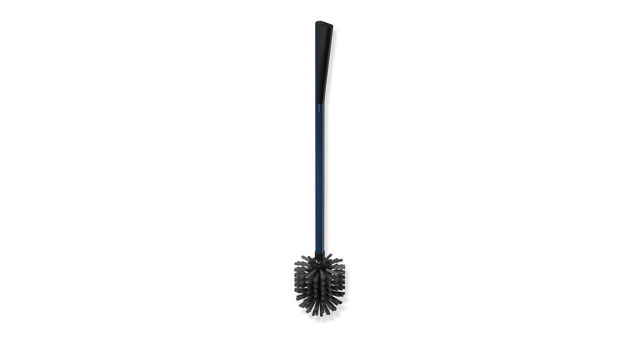 HEWI WC-Bürste Serie 801, mit ergonomischem Griff,wechselbarer Bürstenkopf, stahlblau 801.20.010 50