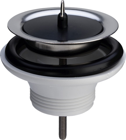 Viega Ablaufventil 7122K in G1 1/2 x 80mm Kunststoff weiß 109516