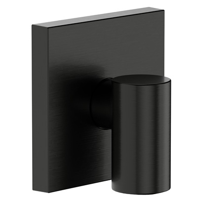Hansgrohe Wandanschluss FixFit Fine E mit Rückflussverhinderer brushed black chrom 28883340