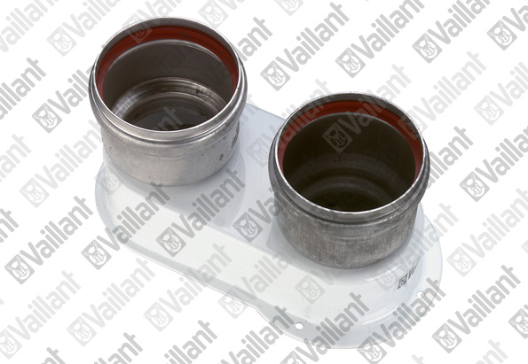 Vaillant Adapter zu Abgasleitung 80/80 Alu 147766