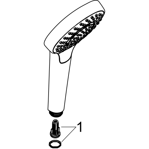 Hansgrohe Handbrause Croma Select S Multi weiss/chrom 26800400