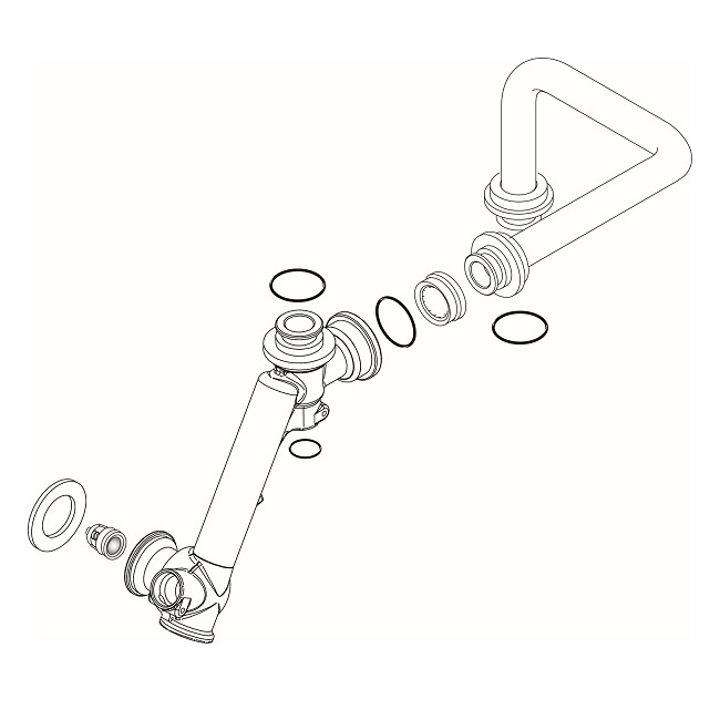 Bosch / Buderus Kaltwasserrohr 7736700096