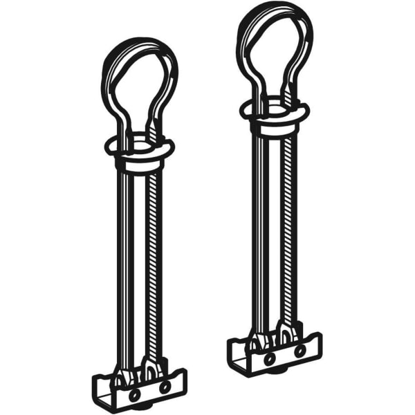 Geberit Set Dübel für Adapterplatte zu AquaClean Tuma/5000plus/5000 (2 Stück) 243.083.00.1