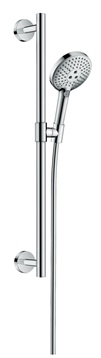 Hansgrohe brauseset Raindance Select S 120 3jet Unica Comfort Brausestange 650mm chrom 26320000