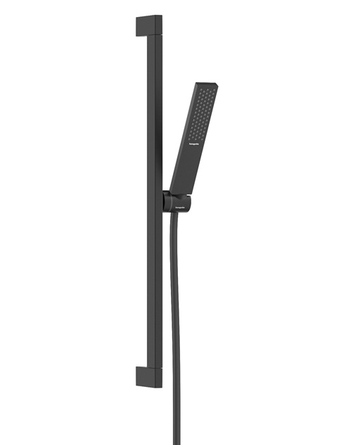 Hansgrohe Brauseset Pulsify E 1 jet mit Unica Brausestange 650mm mattschwarz 24370670