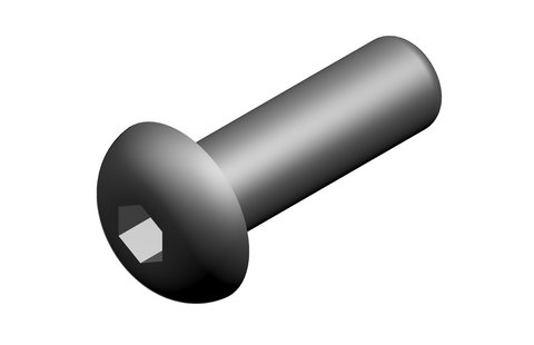 Bosch / Buderus Linsenschraube ISO7380 M5x16 5 Stück für Ölbrenner BE 2.3-34S K ECO KPL, für Brennergehäuse BE ECO 87185713460