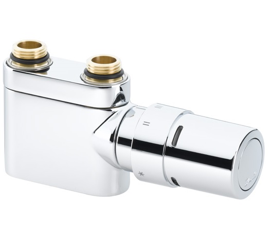 Danfoss Anschlussarmatur VHX Duo Set 1/2" Durchgang chrom 013G4276