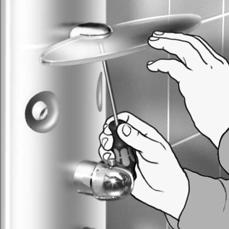 Hansgrohe Pharo Glasablage Duschpaneel Prestige 25942000