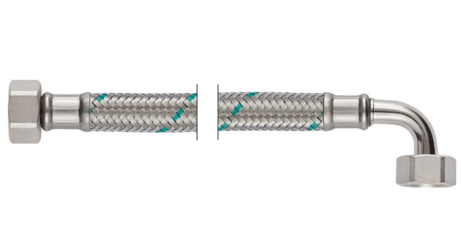 Neoperl NEOFLEX Panzerschlauch DN13 IG x IG gebogen, 3/4" x 3/4" 30cm 66882030