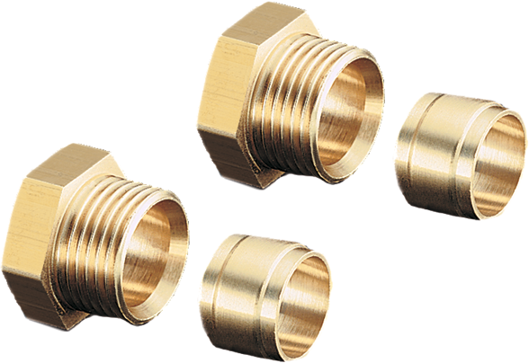 Oventrop Klemmringverschraubung "Ofix-Oil"12mm 2-fach für Zweistrangfilter und "Flexo-Block" 2127053