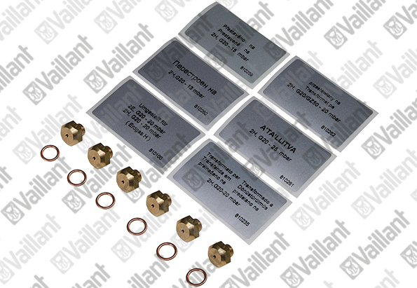 Vaillant Düsenwechselsatz (6 Düsen-D 150) für VK 10-25/6-1 E-C VK 10-45/K-1 E 200132