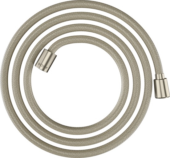 Hansgrohe Textilbrauseschlauch Axor 2000mm mit konischer/zylindrischer Mutter brushed nickel 28290820