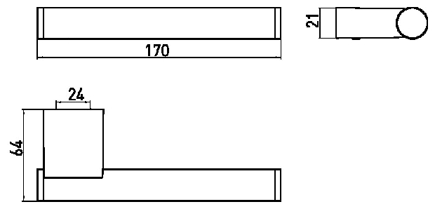 Emco Reservepapierhalter System2 für 1 Rolle chrom 350500100