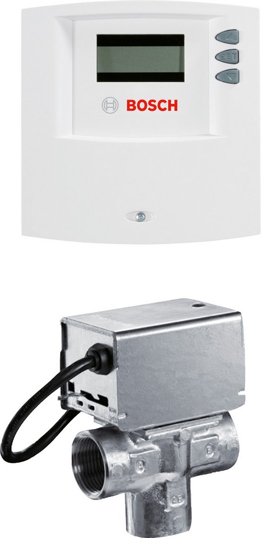 Bosch Solarregler mit 3-Wege-Umsteuerventil Zubehör Solartechnik B-sol050rückl 7735600357
