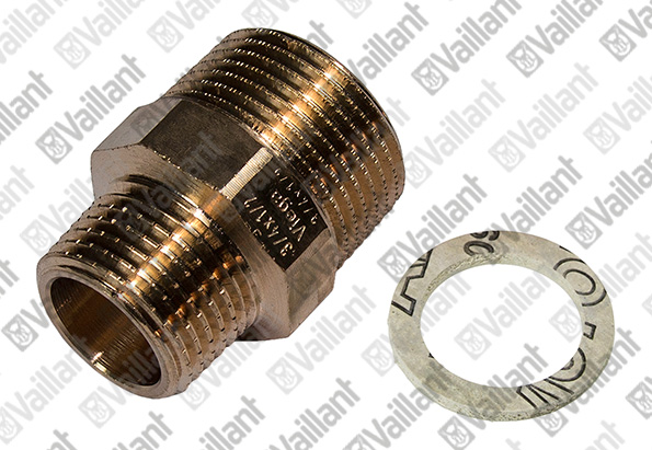 Vaillant Nippel R 1/2 x G 3/4 VSC Zub.-Nr. 305826 305978 110647