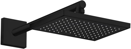 Hansgrohe Brausearm DN15 390mm eckig Axor ShowerSolutions mattschwarz 26436670