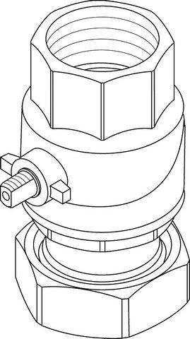 Bosch Kugelhahn DN25 Pumpe 87185321360