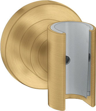 Hansgrohe Brausehalter Axor Citterio Porter brushed gold optik für Schläuche mit konischer Mutter 39525250