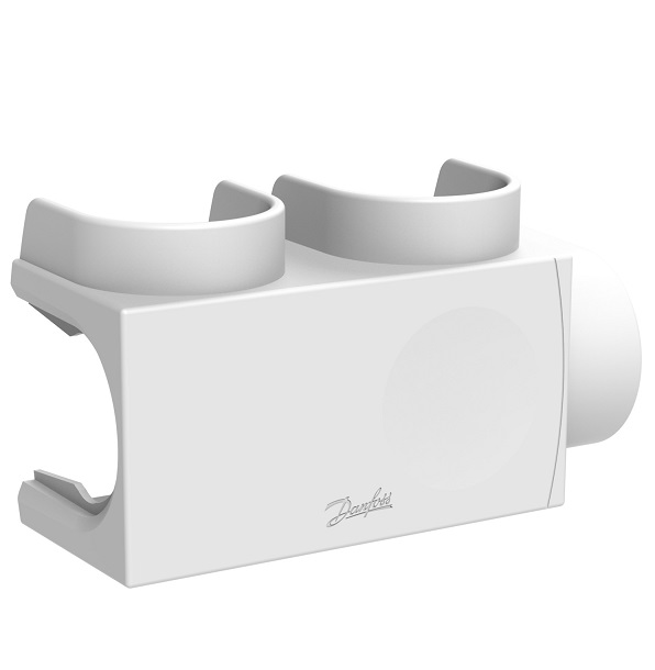 Danfoss Kunststoffabdeckung für VHS-DV Eck, Fühler links in weiß RAL9016, Heizkörper 3/4" 013G7970