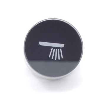 Hansgrohe Druckknopf Symbol Handbrause schwarz 92573610