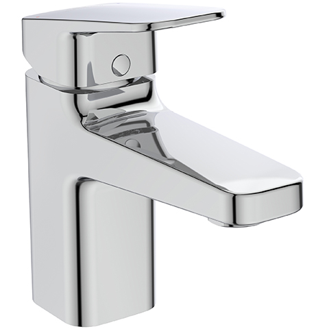 Ideal Standard Waschtischarmatur Ceraplan H75 Ausladung 103mm mit Ablaufgarnitur Idealfix chrom BD274AA
