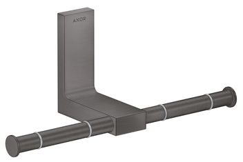 Hansgrohe Toilettenpapierhalter doppelt Axor Universal Rectangular brushed black chrom 42657340
