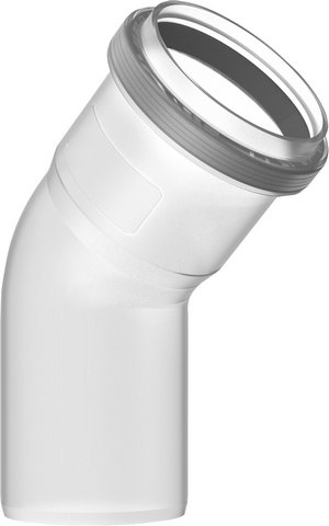Buderus Abgasbogen d:110, 45 Grad 7738113109