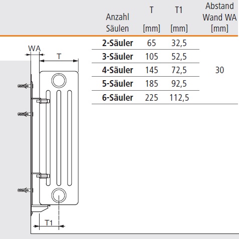 Arbonia Schnellmontage-Konsole 2-teilig ZB02380001