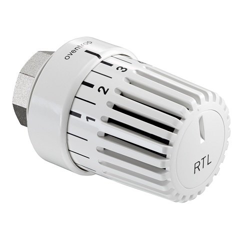 Oventrop Thermostatkopf "Uni RTLH", weiß 20-50 C, für Rücklauftemperaturbegrenzung 1027165