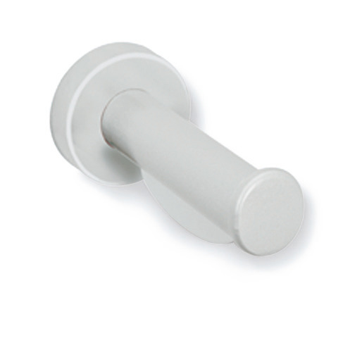HEWI WC-Papierhalter Serie 801, Länge 123mm, mit Rollenbremse, reinweiß 801.21.300 99