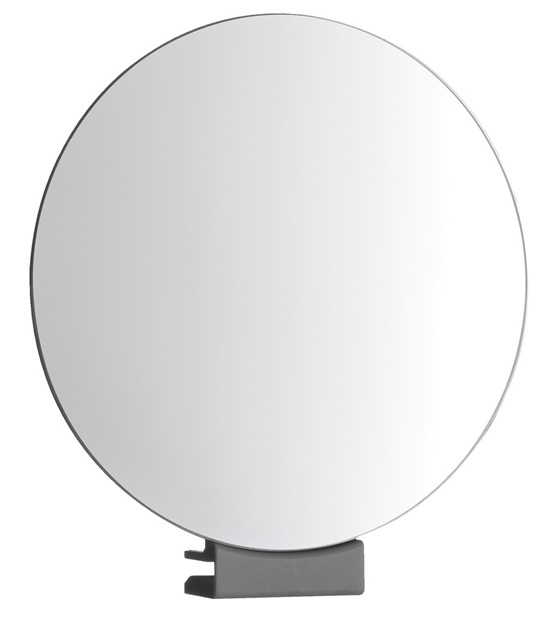 Emco Kosmetikspiegel Pure, 3-fach, zum Aufstecken D=120mm Lichtgrau 979516400